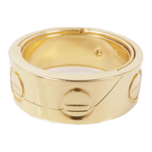 CARTIER Astro Love Ring 18K Yellow Gold Cartier#49 US#4.75