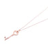 TIFFANY&CO Heart Key Necklace Accessories Pink Gold