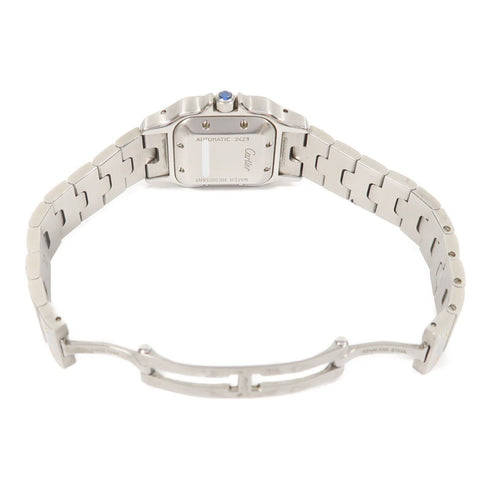 CARTIER Santos Galbee Automatic Watch 2423 18K Yellow Gold/Stainless Steel White