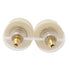 CHANEL CC Earrings PVC Gold
