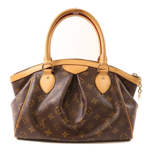 LOUIS VUITTON LV GHW Tivoli PM Handbag M40143 Monogram Brown v3