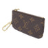 LOUIS VUITTON LV Key Pouch M62650 Monogaram Brown
