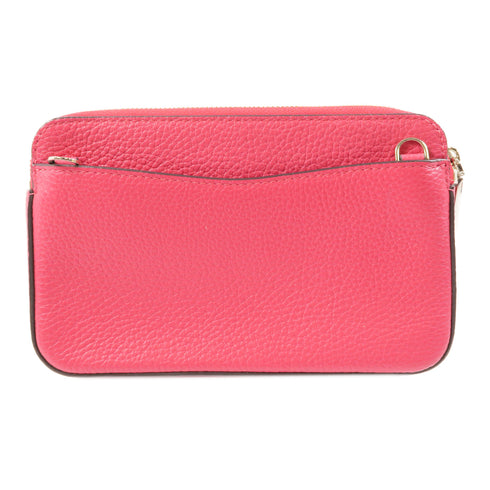 Kate Spade GHW Shoulder Bag Calfskin Leather Pink