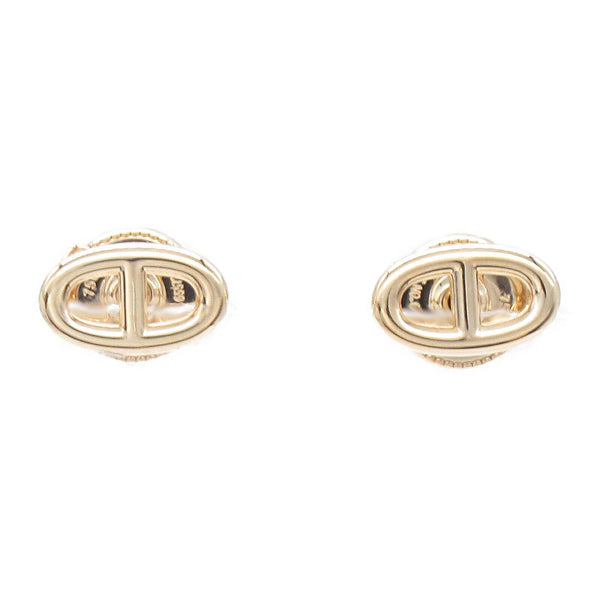 HERMES Chaine d'Ancre Earrings 18K Pink Gold