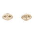 HERMES Chaine d'Ancre Earrings 18K Pink Gold