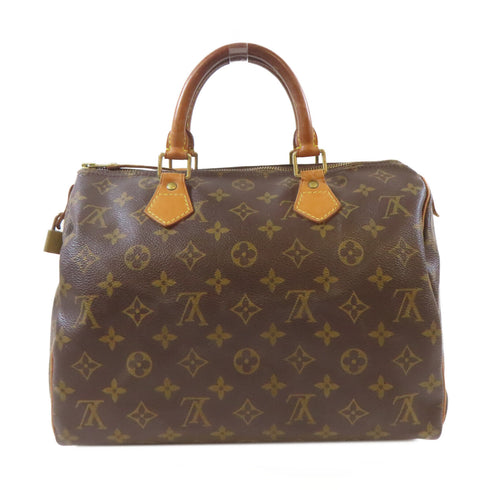 LOUIS VUITTON LV GHW Speedy 30 Handbag M41528 Monogram Brown