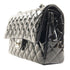CHANEL Quilted CC SHW CF 25cm Classic Flap Shoulder Bag A01112 Patent Leather