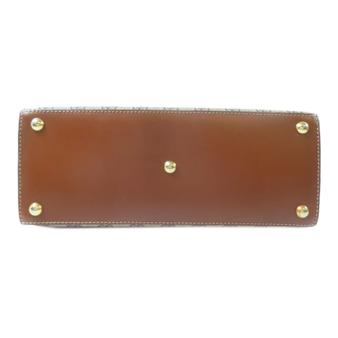 GUCCI GG GHW Crossbody Bag 2 Way Bag 453188 Coated Canvas/Leather Brown/Black