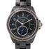 CHANEL CC J12 Automatic Watch H3406 Stainless Steel Black
