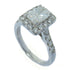 Fine Jewelry 1.02ct Diamond Ring Accessories US#6.25 18K White Gold