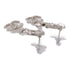 CHANEL CC Earrings Accessories Metal/PVC Silver