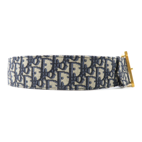 Christian Dior CD GHW Belt B0403CTZQ_M928 Canvas Navy/Beige