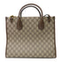 GUCCI GG GHW Disney GG Supreme 2 Way Bag Handbag 648134 Coated Canvas Beige