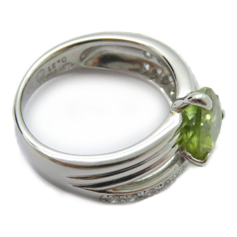 FINE JEWELRY 2.00ct Sphene 0.45ct Diamond Ring PT900 Platinum US#5