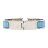 HERMES Clic H Bracelets Metal Light Blue