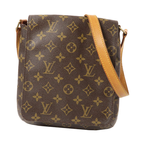 LOUIS VUITTON LV GHW Musette Shoulder Bag M51256 Monogram Brown v3