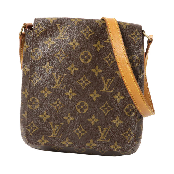LOUIS VUITTON LV GHW Musette Shoulder Bag M51256 Monogram Brown v3