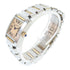 CARTIER Tank Francaise Quartz Watch 18K Yellow Gold Stainless Steel Shell Pink