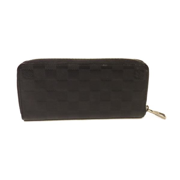 LOUIS VUITTON LV SHW Zipper Long Wallet Vertical N63548 Damier Infini Black