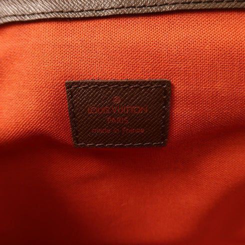 LOUIS VUITTON LV GHW Damier Belem PM Handbag Damier Ebene N51173 Brown