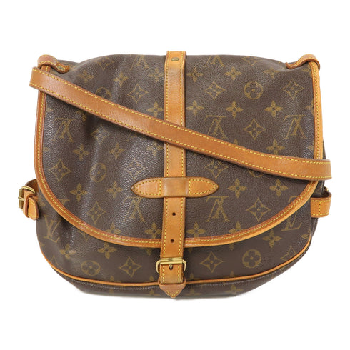 LOUIS VUITTON LV GHW Saumur 30 Shoulder Bag M42256 Monogram Brown