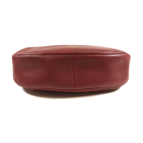 COACH GHW 2 Way Shoulder Bag Calfskin Leather 36026