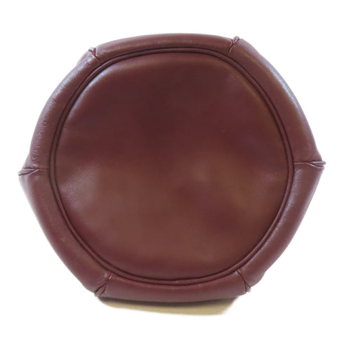 CARTIER GHW Bucket Bag Shoulder Crossbody Bag CL347029 Calfskin Leather Red