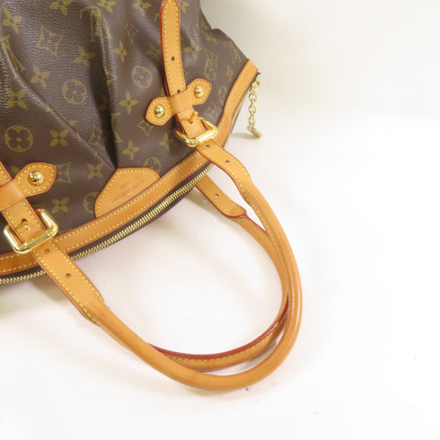 LOUIS VUITTON LV GHW Tivoli GM Shoulder Bag M40144 Monogram Brown v8