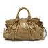 Miu Miu GHW Hand Bag 2 Way Bag RT0383 Leather Brown