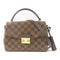 LOUIS VUITTON LV GHW Croisette 2 Way Shoulder Bag N53000 Damier Brown