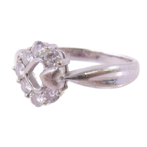 FINE JEWELRY 0.33ct Diamond Ring US#4.75 18K White Gold