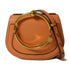 Chloe GHW Nile Bag 2 Way Shoulder Bag Handbag Calfskin Leather Orange