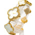 Van Cleef & Arpels Alhambra Quartz Watch VCARD68000 18K Yellow Gold White
