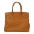 HERMES PHW Birkin 30 Handbag Togo Leather Gold