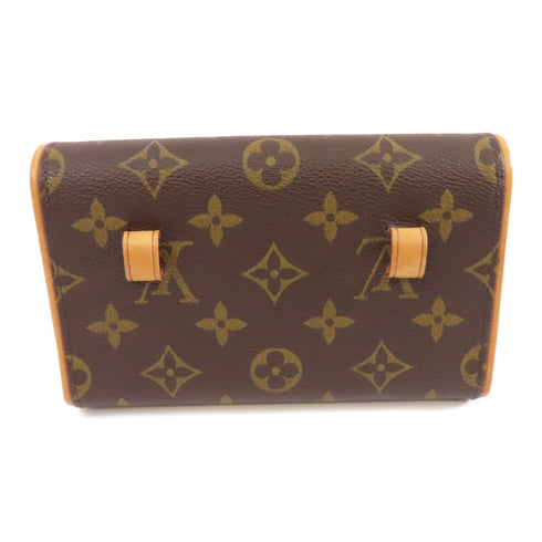 LOUIS VUITTON LV GHW Pochette Florentine Waist Bag M51855 Monogram Brown