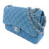 CHANEL Quilted CC SHW Classic Jumbo Chain Shoulder Bag Caviar Leather