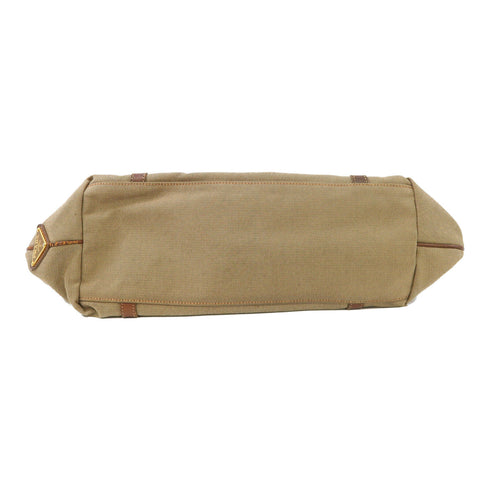 PRADA GHW Tote Bag Handbag BR4252 Canvas Brown