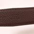 HERMES GHW Belt Veau 135 Togo Leather Noir Chocolate