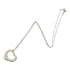TIFFANY&CO Diamond Open Heart Necklace PT950 Platinum