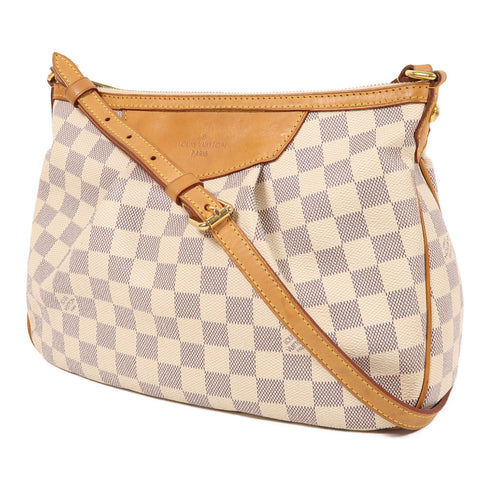 LOUIS VUITTON LV GHW Siracusa Shoulder Bag Damier Azur