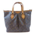 LOUIS VUITTON LV GHW Palermo 2 Way Shoulder Bag M40145 Monogram Brown
