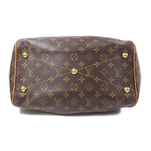 LOUIS VUITTON LV GHW Tivoli GM Shoulder Bag M40144 Monogram Brown v5