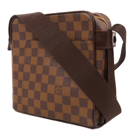 LOUIS VUITTON LV GHW Olav Shoulder Bag N41442 Damier Ebene Brown