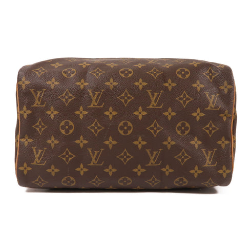 LOUIS VUITTON LV GHW Speedy 30 Hand Bag M41108 Monogram Brown v3
