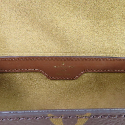 LOUIS VUITTON LV GHW Papillon Trunk Handbag Shoulder Bag M57835 Monogram Brown