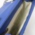 CHANEL Quilted CC SHW Chain Shoulder Bag Calfskin Leather Blue v1