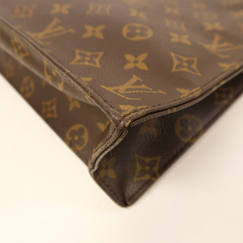 LOUIS VUITTON LV GHW Sac Plat Tote Bag M51140 Monogram Brown v1