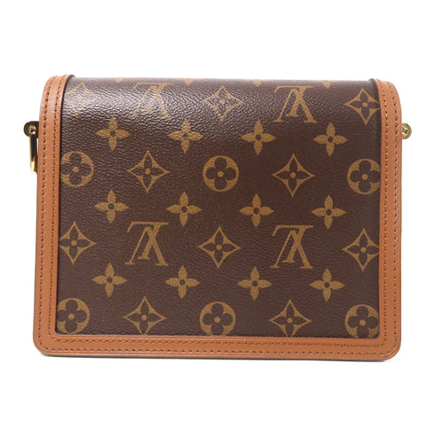 LOUIS VUITTON LV GHW Mini Dauphine Shoulder Bag M45959 Monogram Reverse Brown