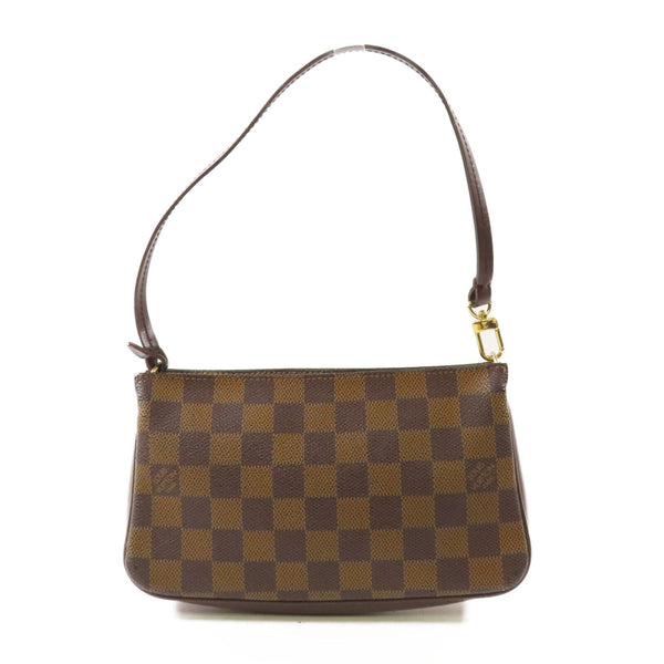 LOUIS VUITTON LV GHW Pochette Accessoires Handbag Pouch Bag N41206 Damier Brown