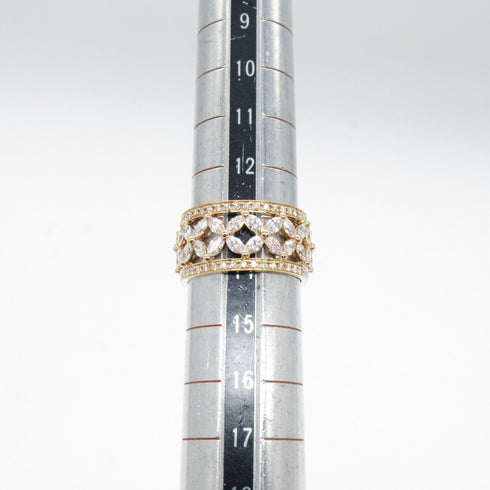 TIFFANY&CO Victoria Band Diamond Ring 18K Rose Pink Gold US#7 6.2g